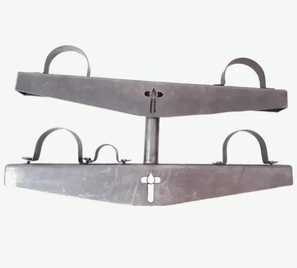 Soporte Cañeria Doble Aisi
